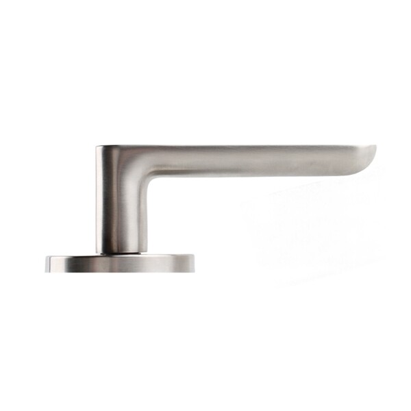 꾸밈닷컴 - 손잡이/도어락 ▼ > 방문손잡이 ▼ > 레버 버튼형 > 스텐 방문손잡이 HD019