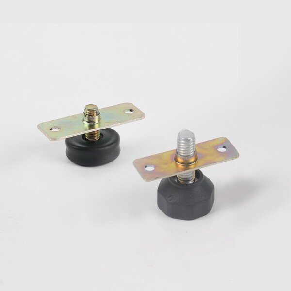 꾸밈닷컴 - 바퀴/가구다리 ▼ > 조절발 > 조절좌 PVC 6mm 8mm