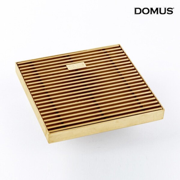 꾸밈닷컴 - 수도/수전/욕실자재 ▼ > 배수트렌치/유가 > 도무스 유가 S-SB 골드 150x150mm