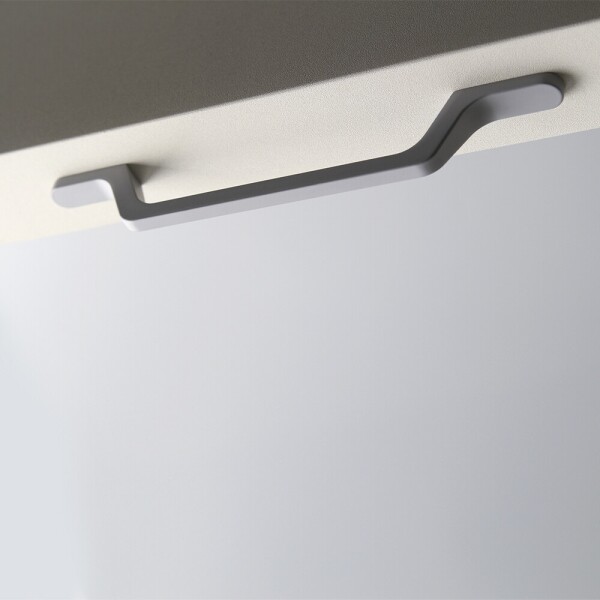 꾸밈닷컴 - 손잡이/도어락 ▼ > 가구손잡이 ▼ > P128mm > 가구손잡이 파스텔 무광 3종 화이트 그린 그레이 (P128mm)