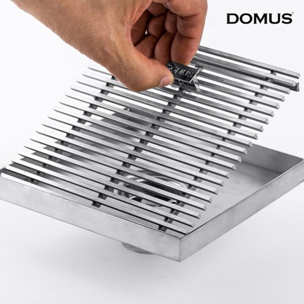 꾸밈닷컴 - 수도/수전/욕실자재 ▼ > 배수트렌치/유가 > 도무스 유가 S 스텐 150x150mm