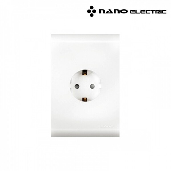 꾸밈닷컴 - 전기/조명/가전 ▼ > 전기자재 ▼ > 콘센트 > 나노 오딧세이 1구 콘센트