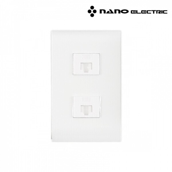 꾸밈닷컴 - 전기/조명/가전 ▼ > 전기자재 ▼ > 콘센트 > 나노 오딧세이 8P+8P 모듈라잭