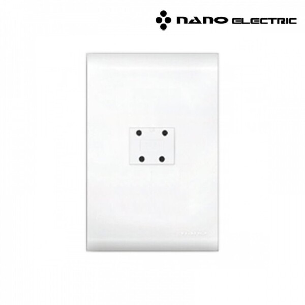 꾸밈닷컴 - 전기/조명/가전 ▼ > 전기자재 ▼ > 콘센트 > 나노 오딧세이 4P 전화 콘센트
