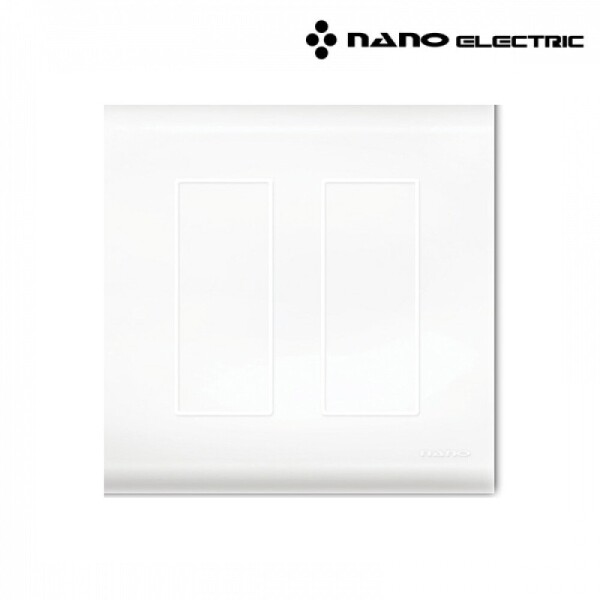 꾸밈닷컴 - 전기/조명/가전 ▼ > 전기자재 ▼ > 콘센트 > 나노 오딧세이 2구 맹커버