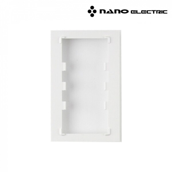 꾸밈닷컴 - 전기/조명/가전 ▼ > 전기자재 ▼ > 콘센트 > 나노 오딧세이 1구 콘센트 보조대