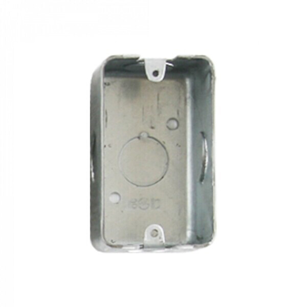 꾸밈닷컴 - 전기/조명/가전 ▼ > 전기자재 ▼ > 콘센트 > 1구 콘센트 박스 (철)