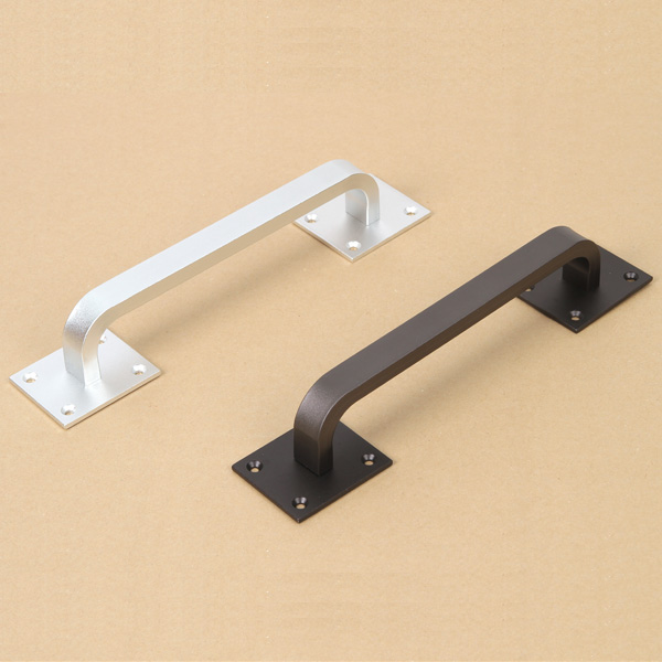 꾸밈닷컴 - 이달의 특가 > [특가] 중문손잡이 DJ (250mm) 전면고정형 실버