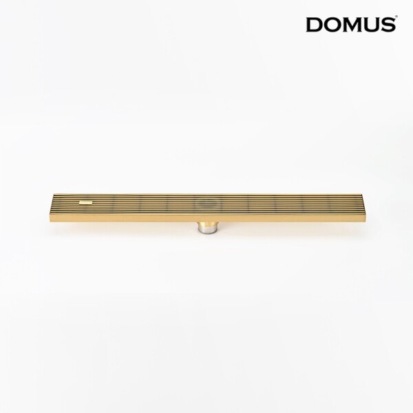 꾸밈닷컴 - 수도/수전/욕실자재 ▼ > 배수트렌치/유가 > 도무스 배수트렌치 S-SB 골드 센터형