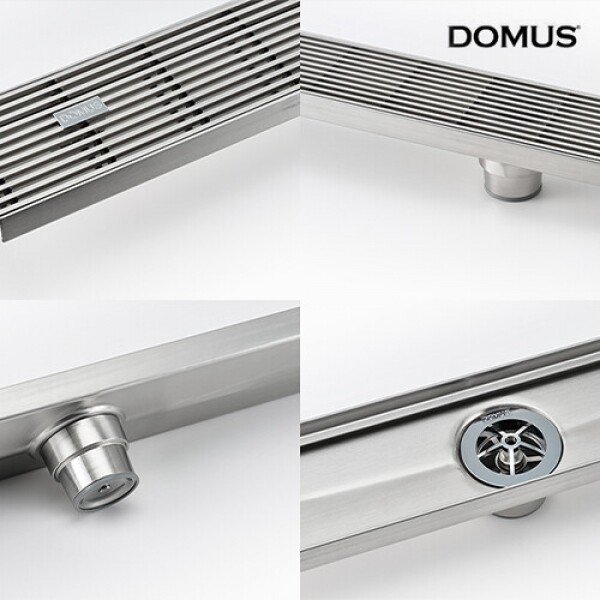 꾸밈닷컴 - 수도/수전/욕실자재 ▼ > 배수트렌치/유가 > 도무스 배수트렌치 S 스텐 센터형