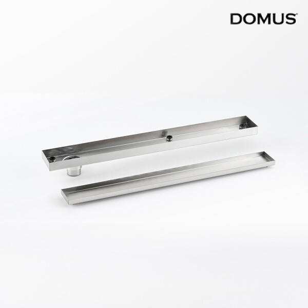 꾸밈닷컴 - 수도/수전/욕실자재 ▼ > 배수트렌치/유가 > 도무스 배수트렌치 M 스텐 사이드형 타일마감용