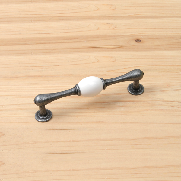 꾸밈닷컴 - 이달의 특가 > [특가] 2구 가구손잡이 화이트볼 (P128m/M)