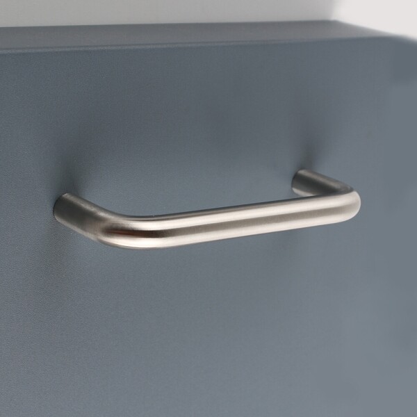 꾸밈닷컴 - 손잡이/도어락 ▼ > 가구손잡이 ▼ > 스테인레스 > 2구 가구손잡이 스텐 베이직 실버 무광