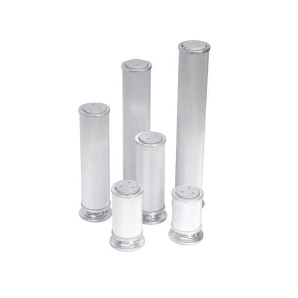 꾸밈닷컴 - 바퀴/가구다리 ▼ > 가구다리 > 알루미늄 가구다리 싱크대 다리 주름 발통 (80~300mm)