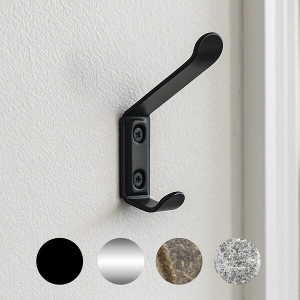 꾸밈닷컴 - 액자걸이/고리/옷걸이 ▼ > 옷걸이/다용도걸이 ▼ > 벽면 옷걸이 후크 > 사우루스 2구 벽면 옷걸이 후크