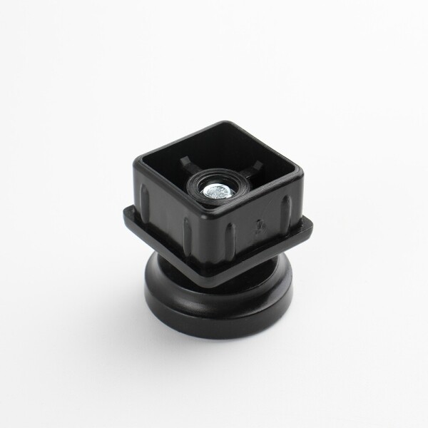 꾸밈닷컴 - 바퀴/가구다리 ▼ > 조절발 > 사각 파이프용 속캡 높이 조절발 40x40mm (100조/박스)