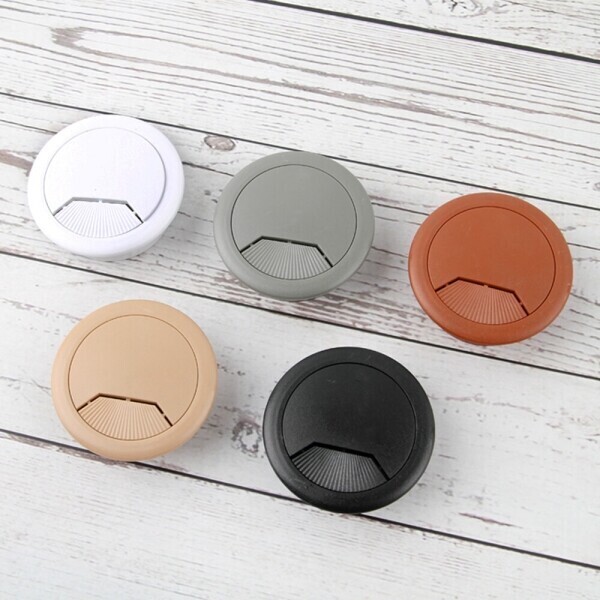 꾸밈닷컴 - 가구부속/캠핑카부속 ▼ > 전선캡/공기창 ▼ > 전선캡 > PVC 원형 전선캡 55mm