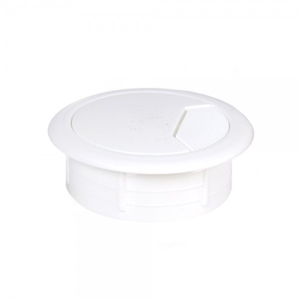 꾸밈닷컴 - 가구부속/캠핑카부속 ▼ > 전선캡/공기창 ▼ > 전선캡 > PVC 원형 전선캡 55mm 50개/봉