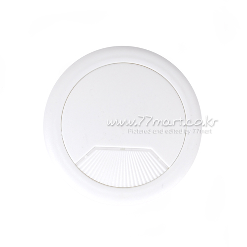 꾸밈닷컴 - 가구부속/캠핑카부속 ▼ > 전선캡/공기창 ▼ > 전선캡 > PVC 원형 전선캡 55mm 50개/봉