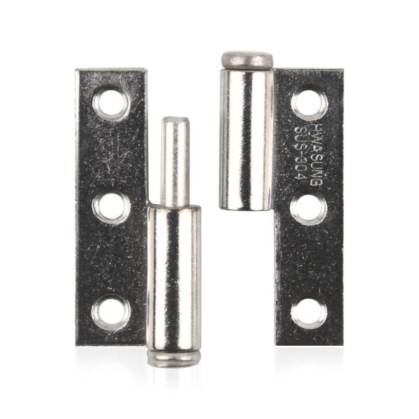 꾸밈닷컴 - 경첩/힌지 ▼ > 스텐경첩 > 스텐 미니 경첩 분리형