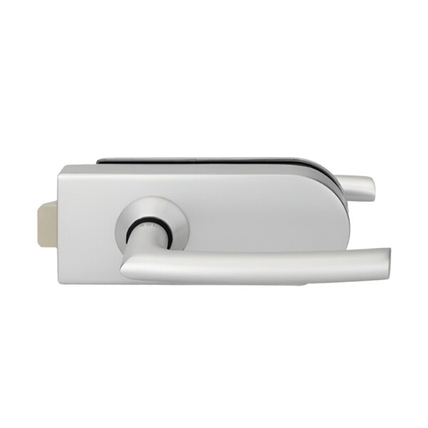 꾸밈닷컴 - 손잡이/도어락 ▼ > 강화도어손잡이 ▼ > 유리문 레버락 > 유리문 손잡이 레버형 KSL-4123 (통로용/유리용)