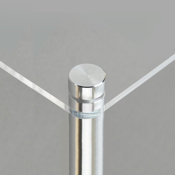 꾸밈닷컴 - 가구부속/캠핑카부속 ▼ > 목심/선반다보/아크릴후크 ▼ > 아크릴후크/다보 > 알루미늄 다보 3단 25mm