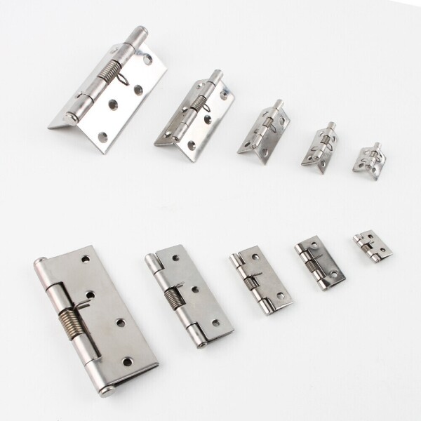 꾸밈닷컴 - 경첩/힌지 ▼ > 스텐경첩 > 스텐 미니 스프링 경첩