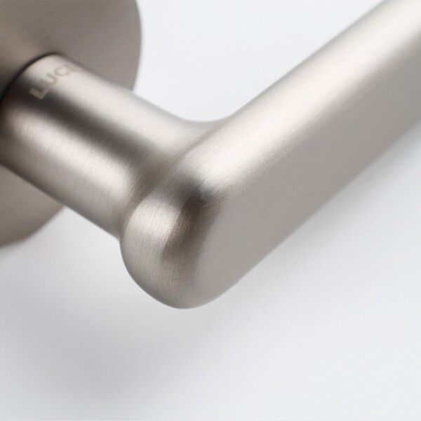 꾸밈닷컴 - 손잡이/도어락 ▼ > 방문손잡이 ▼ > 레버 버튼형 > 루체 방문문손잡이 LU-376 (타공 45mm)