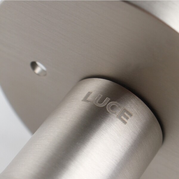 꾸밈닷컴 - 손잡이/도어락 ▼ > 방문손잡이 ▼ > 레버 버튼형 > 루체 방문문손잡이 LU-176 (타공 55mm)