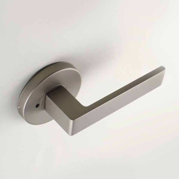 꾸밈닷컴 - 손잡이/도어락 ▼ > 방문손잡이 ▼ > 레버 버튼형 > 로그 방문손잡이 BPL-802