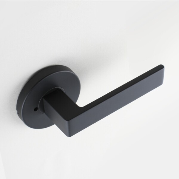 꾸밈닷컴 - 손잡이/도어락 ▼ > 방문손잡이 ▼ > 레버 버튼형 > 로그 방문손잡이 BPL-802