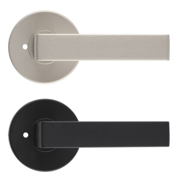 꾸밈닷컴 - 손잡이/도어락 ▼ > 방문손잡이 ▼ > 레버 버튼형 > 로그 방문손잡이 BPL-802