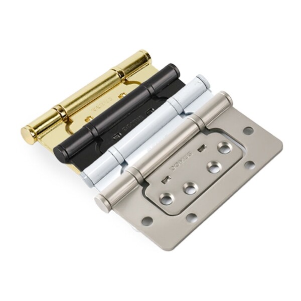 꾸밈닷컴 - 경첩/힌지 ▼ > 방문경첩/목문경첩 ▼ > 이지경첩 > 도무스 방문 이지경첩 4인치 3개입