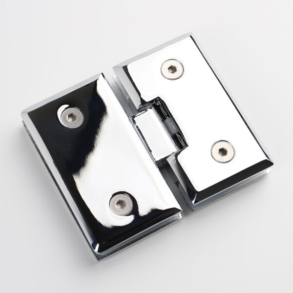 꾸밈닷컴 - 수도/수전/욕실자재 ▼ > 샤워부스부속 > 유리경첩 유리대유리 175도 (8T)