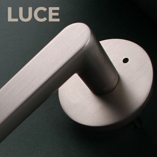 꾸밈닷컴 - 손잡이/도어락 ▼ > 방문손잡이 ▼ > 레버 버튼형 > 루체 방문손잡이 LU-177 문고리 문손잡이 도어락