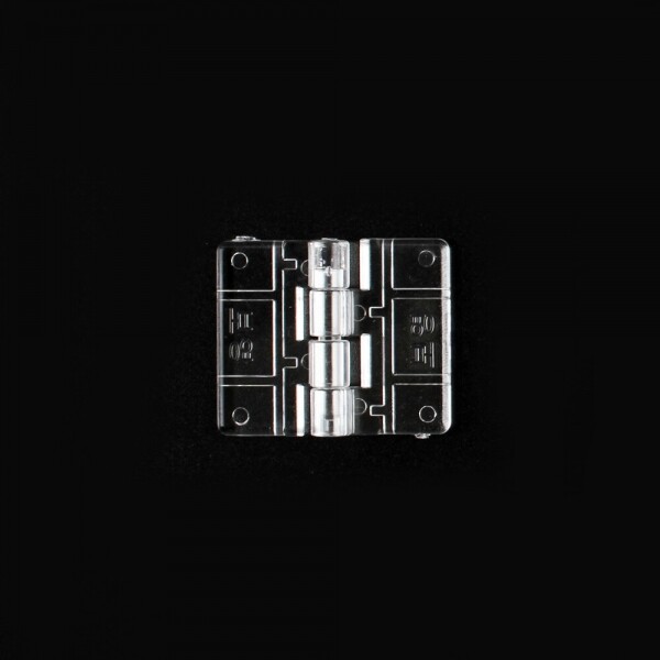 꾸밈닷컴 - 경첩/힌지 ▼ > 아크릴경첩 > 아크릴경첩 소(25x30mm) 100개/갑