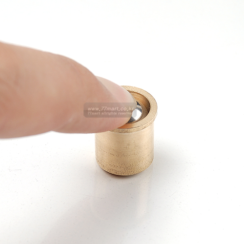 꾸밈닷컴 - 가구부속/캠핑카부속 ▼ > 자석캐치/래치/빠찌링 > 황동 볼캐치 (12.5mm)