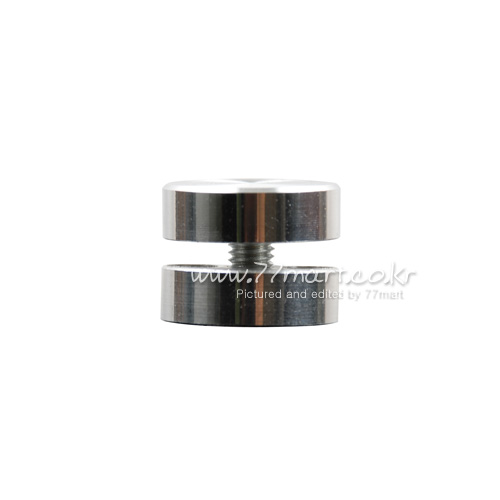 꾸밈닷컴 - 가구부속/캠핑카부속 ▼ > 목심/선반다보/아크릴후크 ▼ > 아크릴후크/다보 > 알루미늄 다보 2단 (30mm 세트)