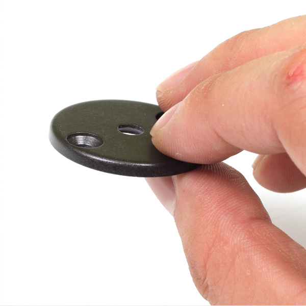 꾸밈닷컴 - 손잡이/도어락 ▼ > 가구손잡이 ▼ > 전면고정형 > 전면손잡이 부속 엽전 (2개 1세트)