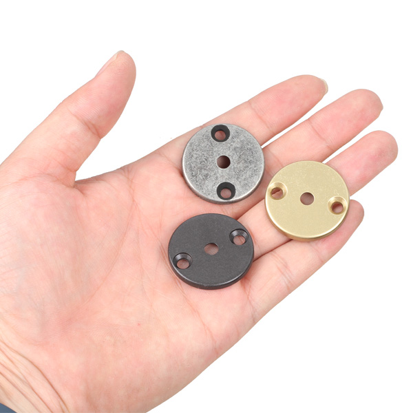 꾸밈닷컴 - 손잡이/도어락 ▼ > 가구손잡이 ▼ > 전면고정형 > 전면손잡이 부속 엽전 (2개 1세트)