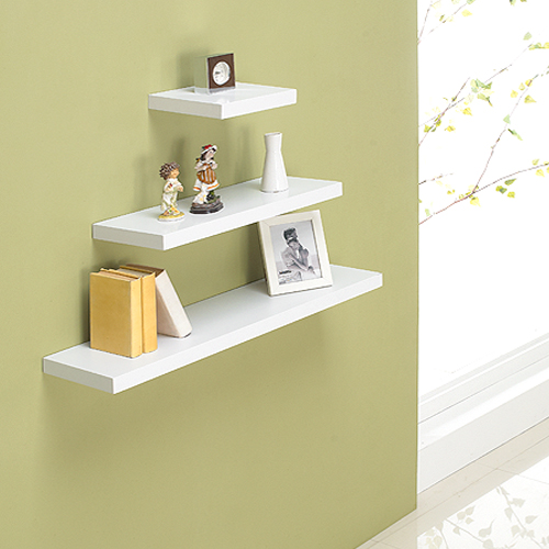 꾸밈닷컴 - 선반/무볼트랙/진열 ▼ > 선반대/선반상판 ▼ > 무지주 벽선반 > 무지주 벽선반 스핀 화이트 250